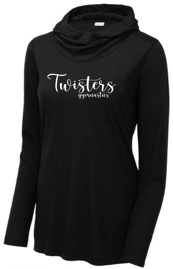 Sport-Tek® Women's Tri-Blend Wicking Long Sleeve Hoodie