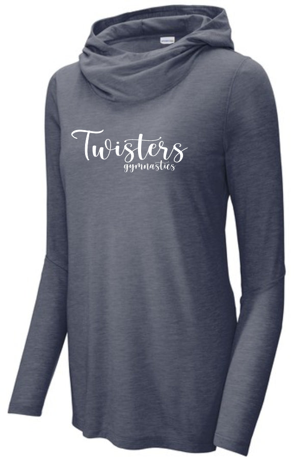 Sport-Tek® Women's Tri-Blend Wicking Long Sleeve Hoodie